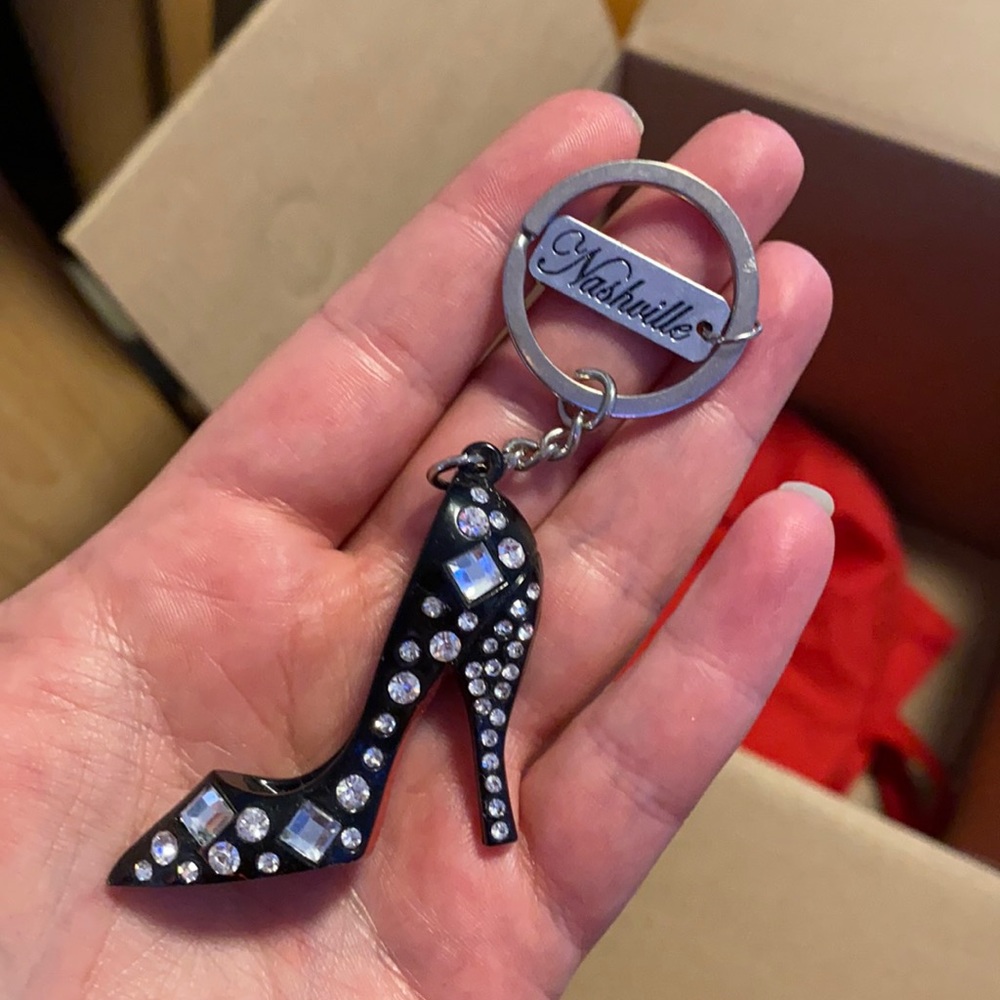 High heel Nashville keychain